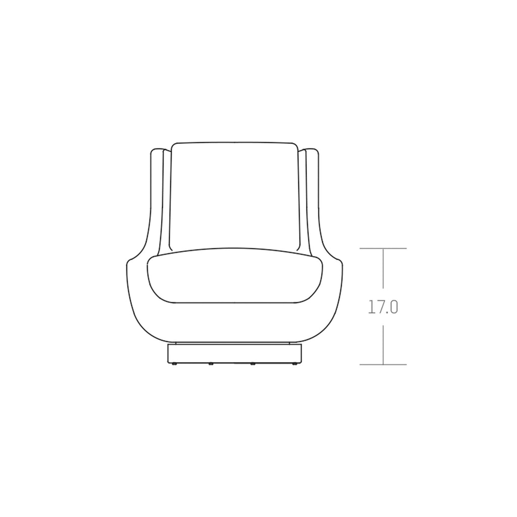 Draper Swivel Lounge Chair