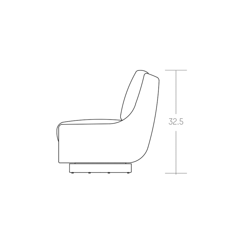 Draper Swivel Lounge Chair