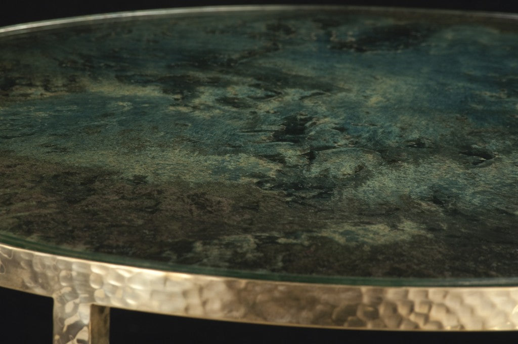 Hammered Side Table