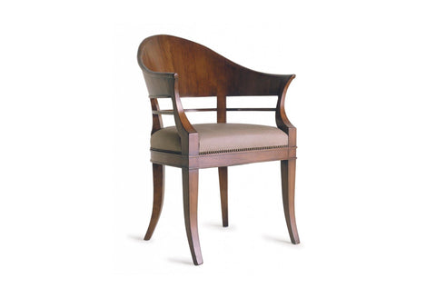 Hamilton Armchair - Wood Back